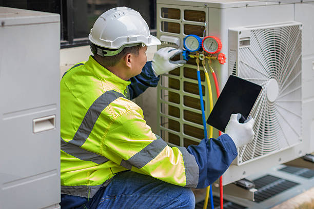 Professional Ductwork Repair technician working in Rome, OH
